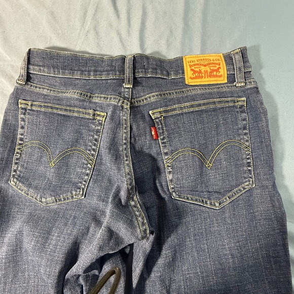 Levi's Boyfriend Jeans Dark Wash Blue Casual Comfort Size 29 - Picture 5 of 7